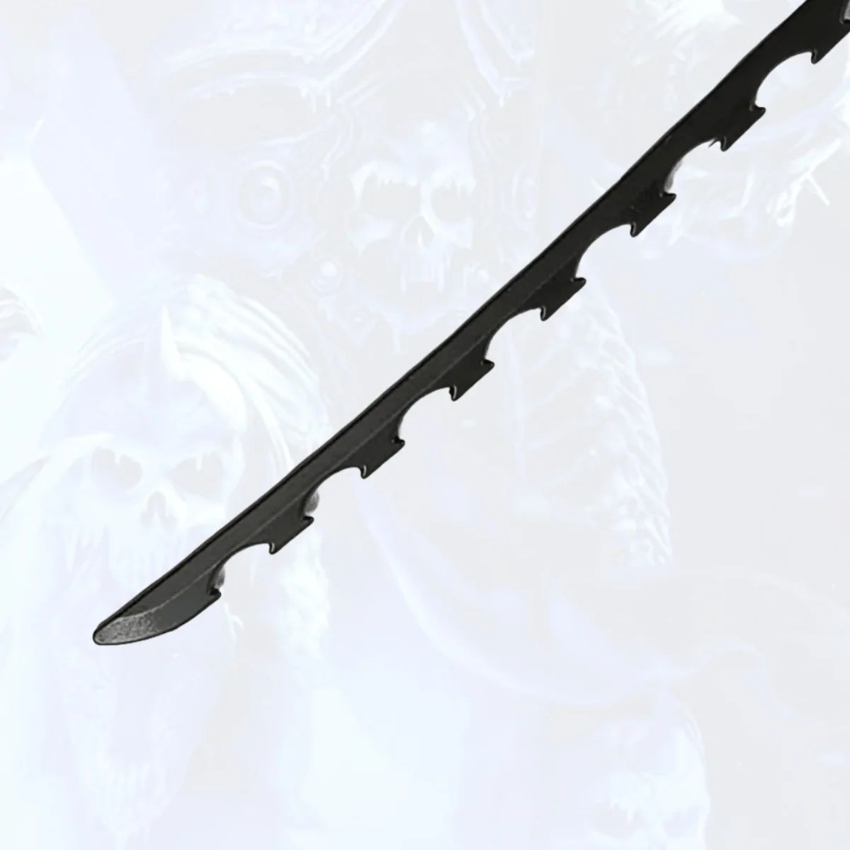 5,9 zoll Dämon Slayer Hashibira Inosuke Metall Katana Schwert Original Samurai Katana Säbel Ninja Messer Cosplay Zubehör Prop Spielzeug