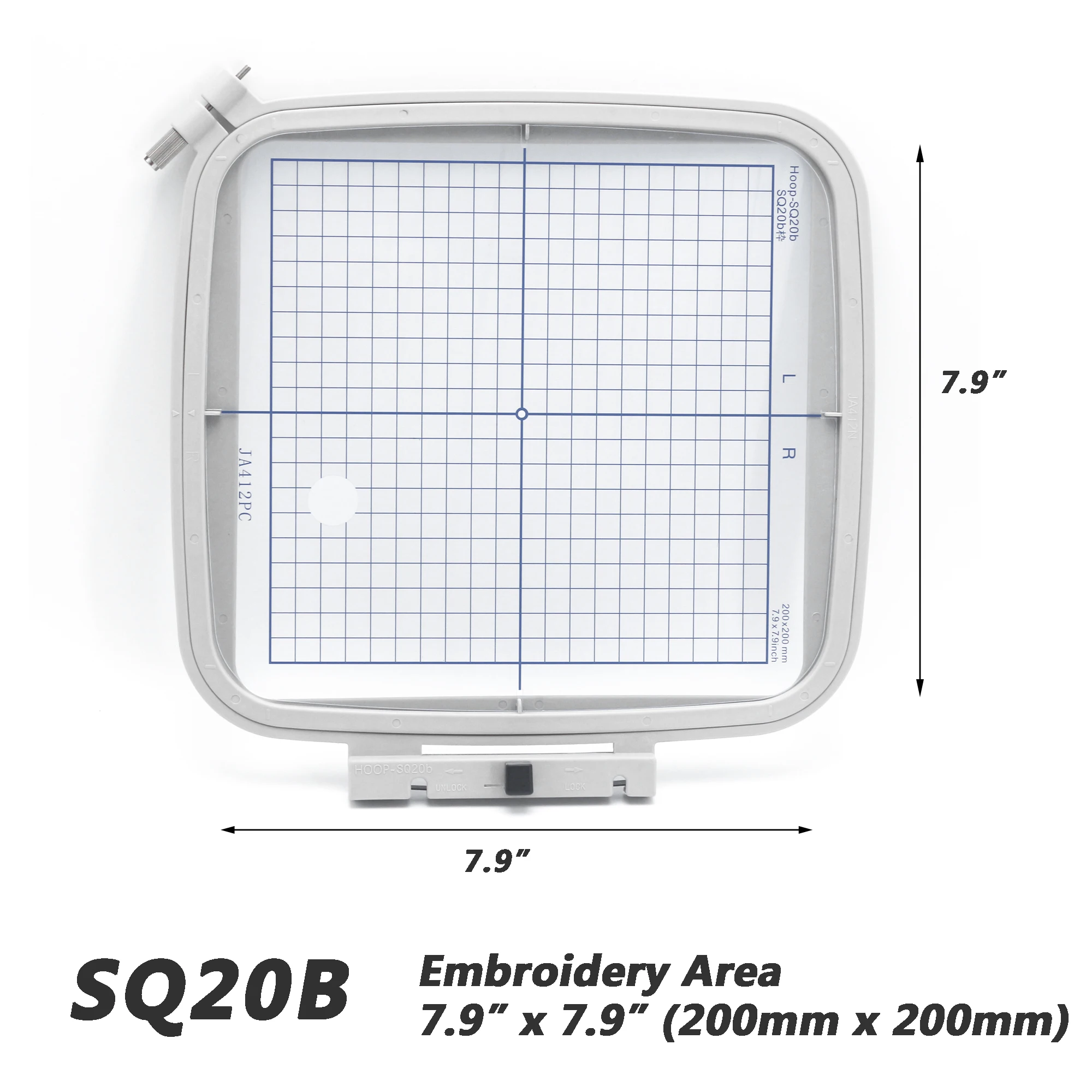 SQ20B RE20B RE10B SQ14B Embroidery Hoops for Janome MC 500E 400E 550E Elna eXpressive 830 Embroidery Machine