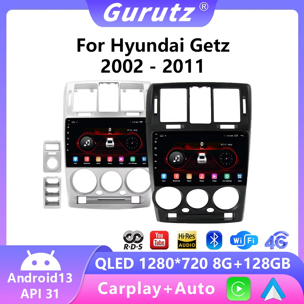 

2 Din Android For Hyundai Getz Multimedia Screen 2002-2011 Car Radio Intelligent Systems Carplay Auto GPS Stereo Receiver 4G DVD