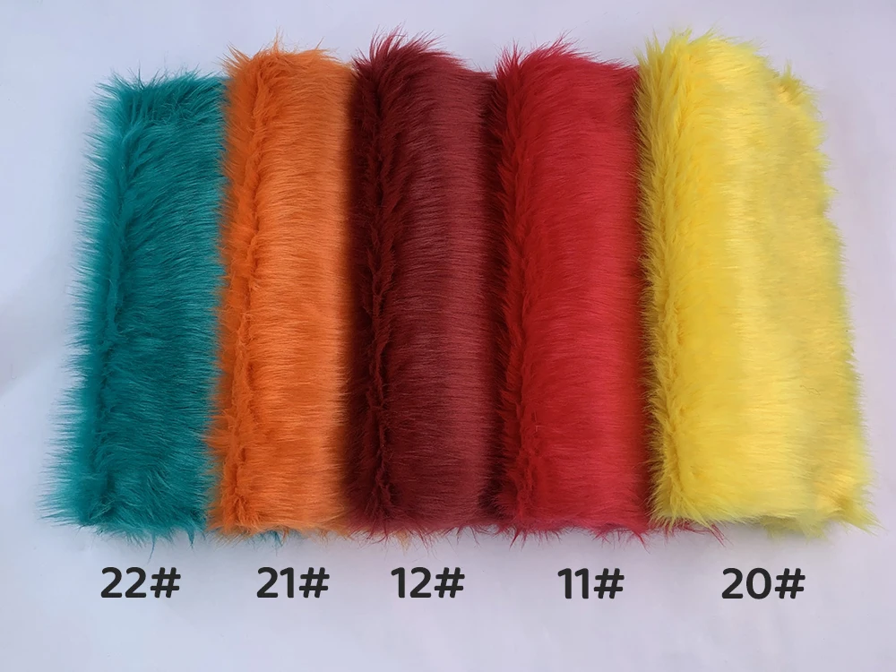 Pelzimitat-Stoff, 30 x 50 cm, Polyesterfaser, mittlere Dicke, gewebte Technik, 2,5 cm langer Pelzstoff, Cosplay-Fursuit-Pelzmaterial – Detail 7