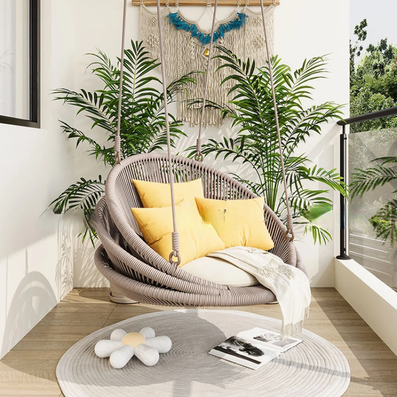 

Hanging chair swing indoor hanging basket weaving outdoor hanging basket chair swing