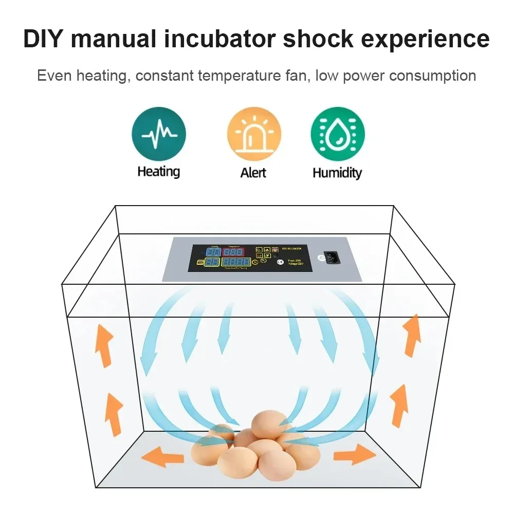 계란 부화 인큐베이터 DIY 미니 인큐베이터 컨트롤러 세트, 온도 조절, 닭 HTMC-5