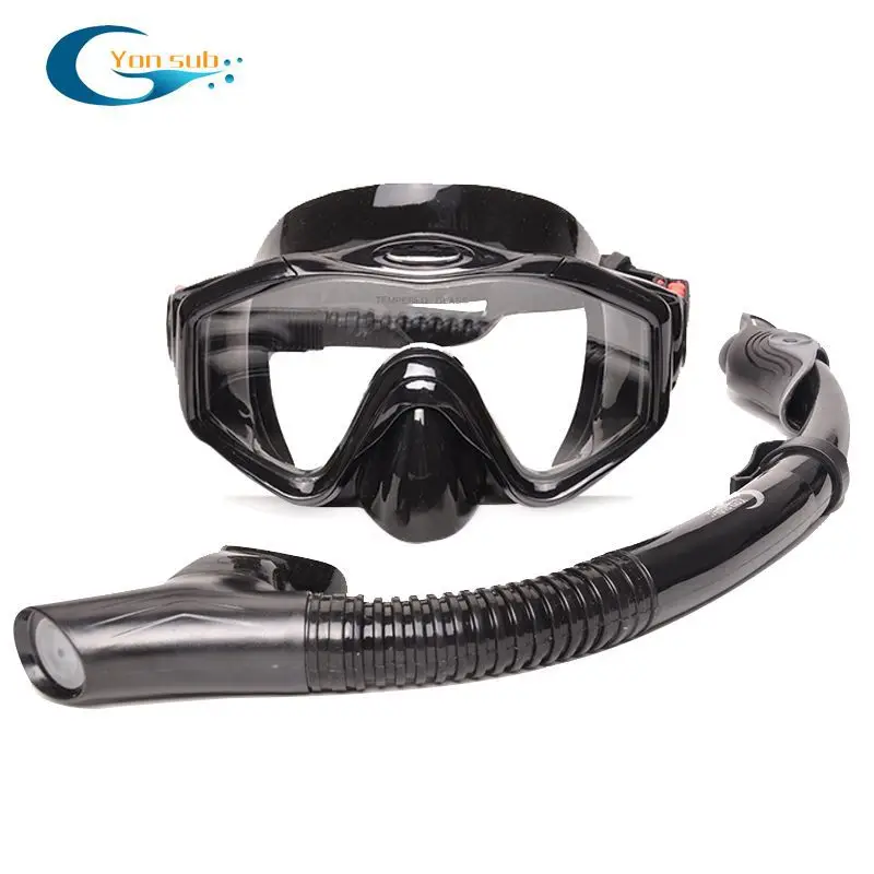 

Underwater Scuba Diving Masks Snorkeling Breath Tube Set for Adult Silicone Anti-Fog Goggles Glasses Swimming Pool Equipment