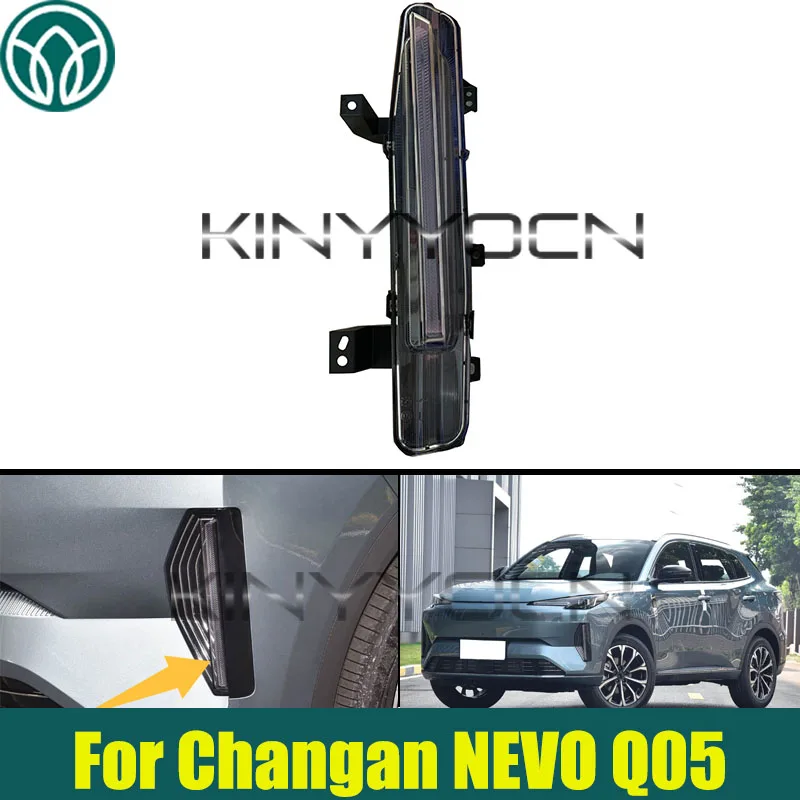 

LED Car Front Bumper DRL Fog Light For Changan NEVO Q05 Bumper Daytime Running Lamp Fog Lamp Light Driving Lamp 4102060-AW02