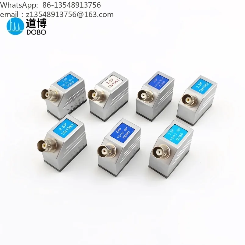 5MHz UT Angle Beam Probe 2.5P13 × 13K2 Ultrasonic Flaw Detector Transducer For Steel Structure Welding Inspection 1 piece view 5
