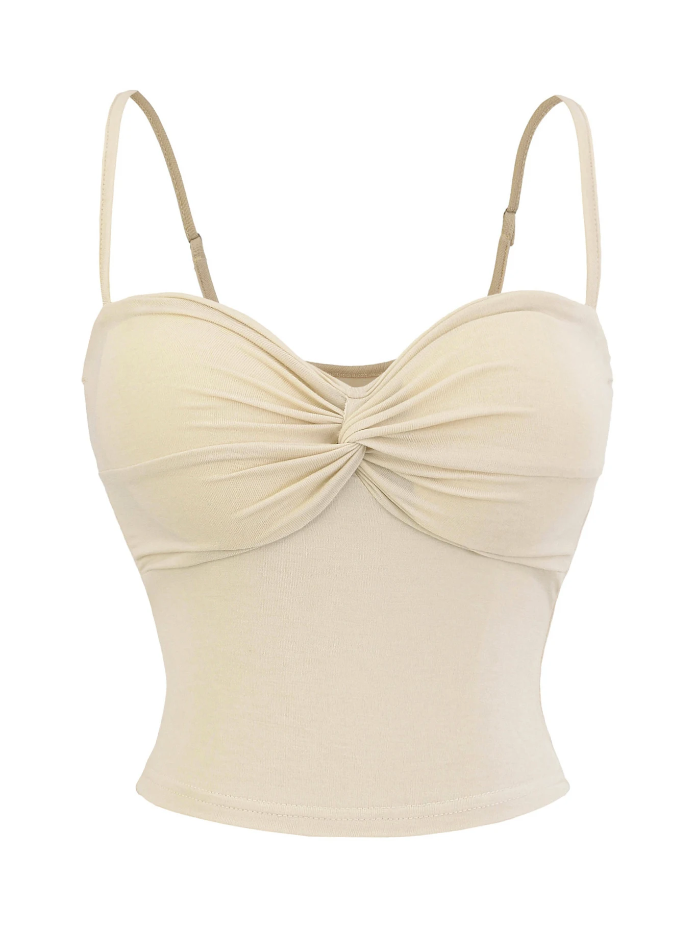 Sexy Pure Desire Anti-Light Brustpolster Ort Bal Basisschicht gefaltetes, faltiges Trägeroberteil für Damen, trendige Damenweste