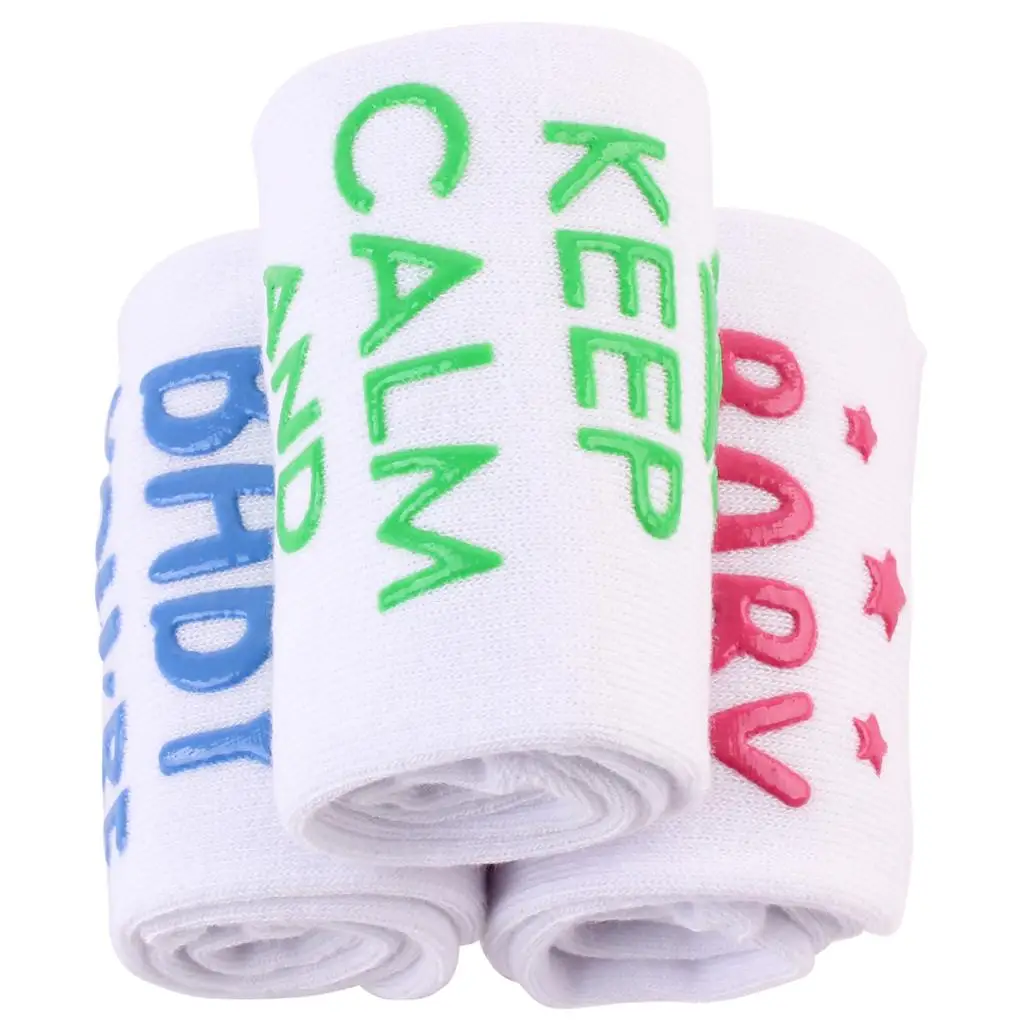 

Women Socks Cotton Colorful Letter Maternity No Slip Athletic Socks Sweet Sock Slippers for Baby Shower