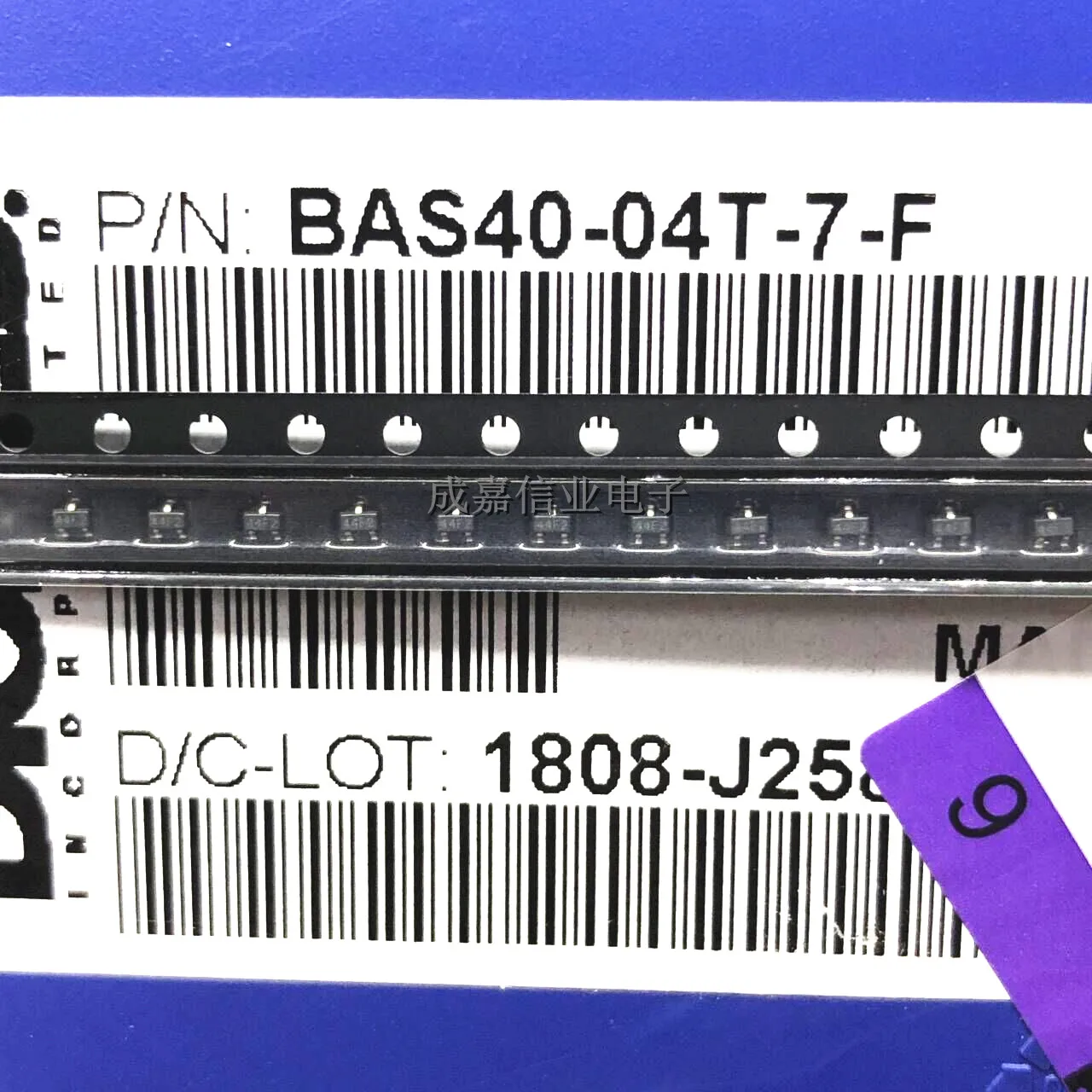 100pcs/Lot BAS40-04T-7-F SOT-523-3 MARKING;44 Rectifier Diode Schottky 40V 0.2A 5ns 3-Pin Operating Temperature:- 55 C-+ 150 C