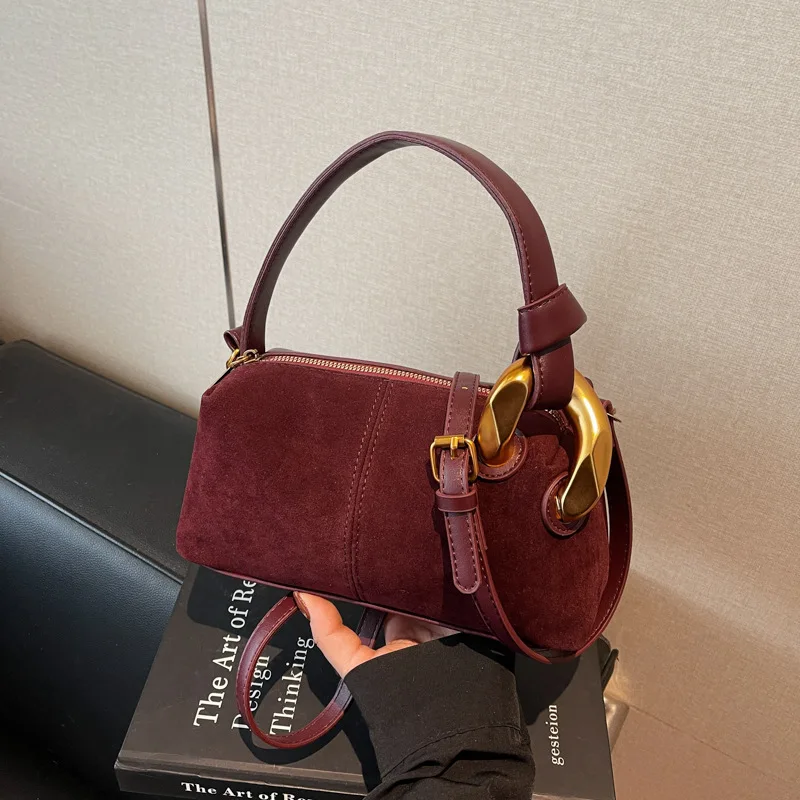 

Fashion Faux Suede Women's Handbags Winter Pillow Bags for Women Shoulder Bag NEW Small Phone Flap Crossbody Bags Tote Clutch