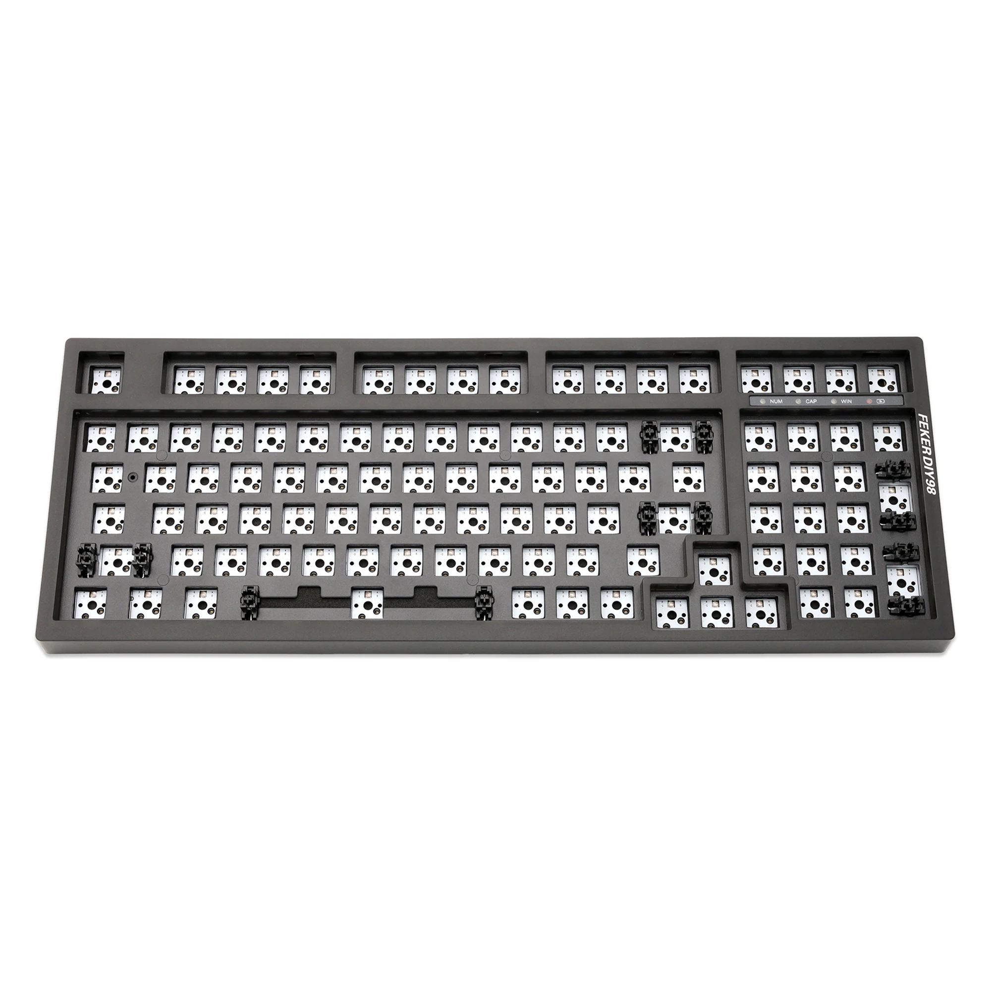 Imagem -04 - Kit de Teclado Mecânico Feker-wireless 98 Mode Hot Swappable Switch Efeitos de Iluminação Rgb Led tipo c 2.4g bt