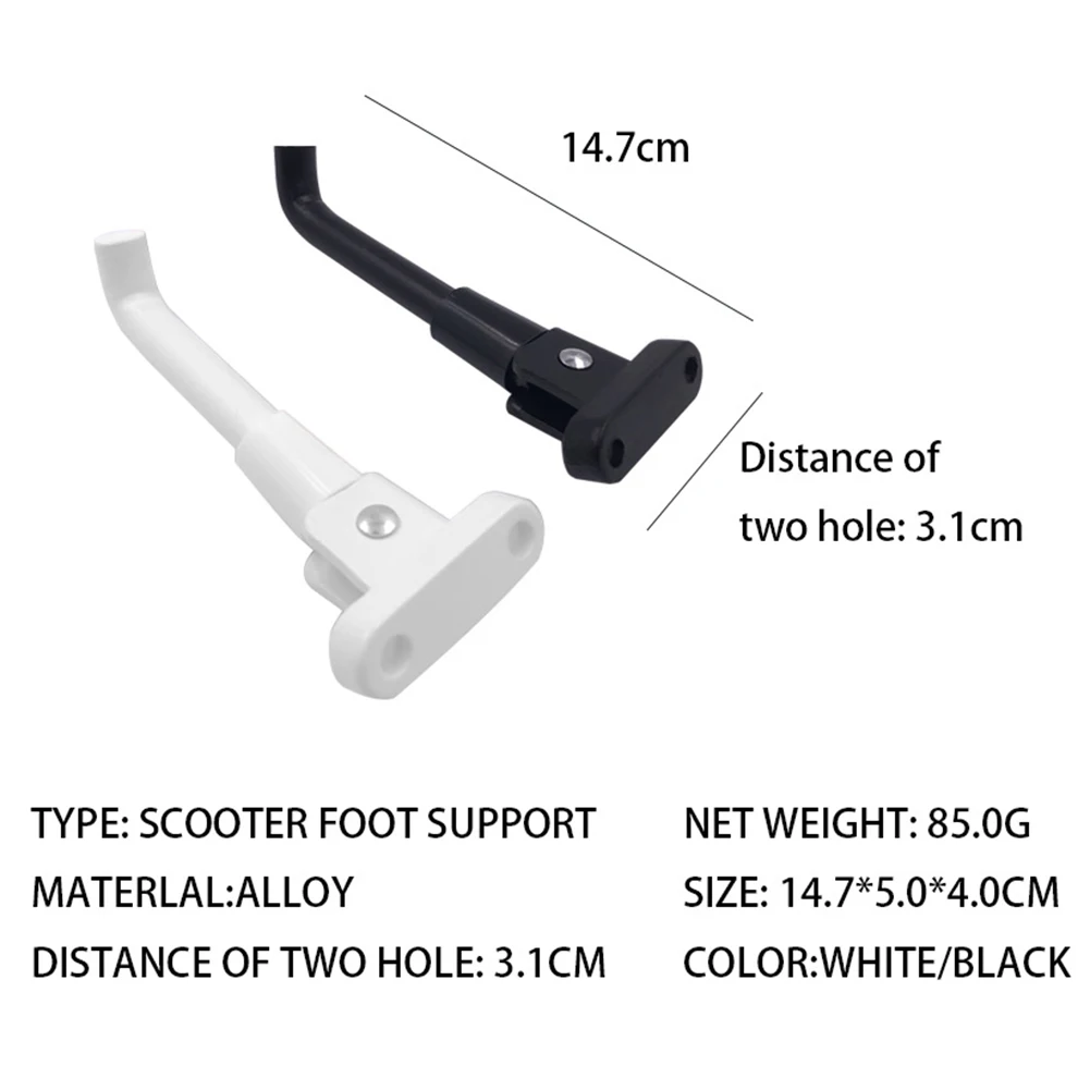 E-Scooter Foot Support Stand, suporte de estacionamento para Pro 1S, lado do tripé, peças de scooter elétrico