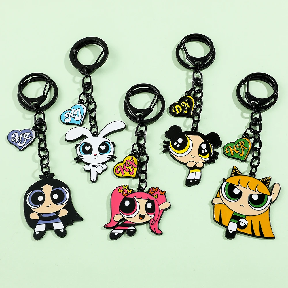 Anime Cute Girl Keychain Bag Charms Pendants Souvenir Creative Party Gift Toy Collection Christmas Fun New view 6