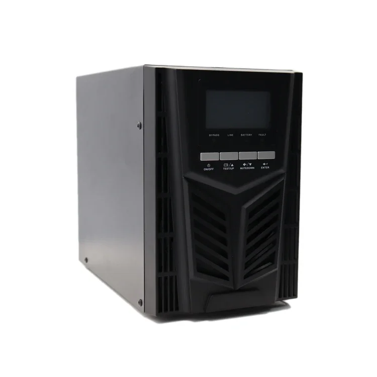 Soyan High Quality Online UPS 3kwa 3kva LCD  Battery Backup Surge Protector  System