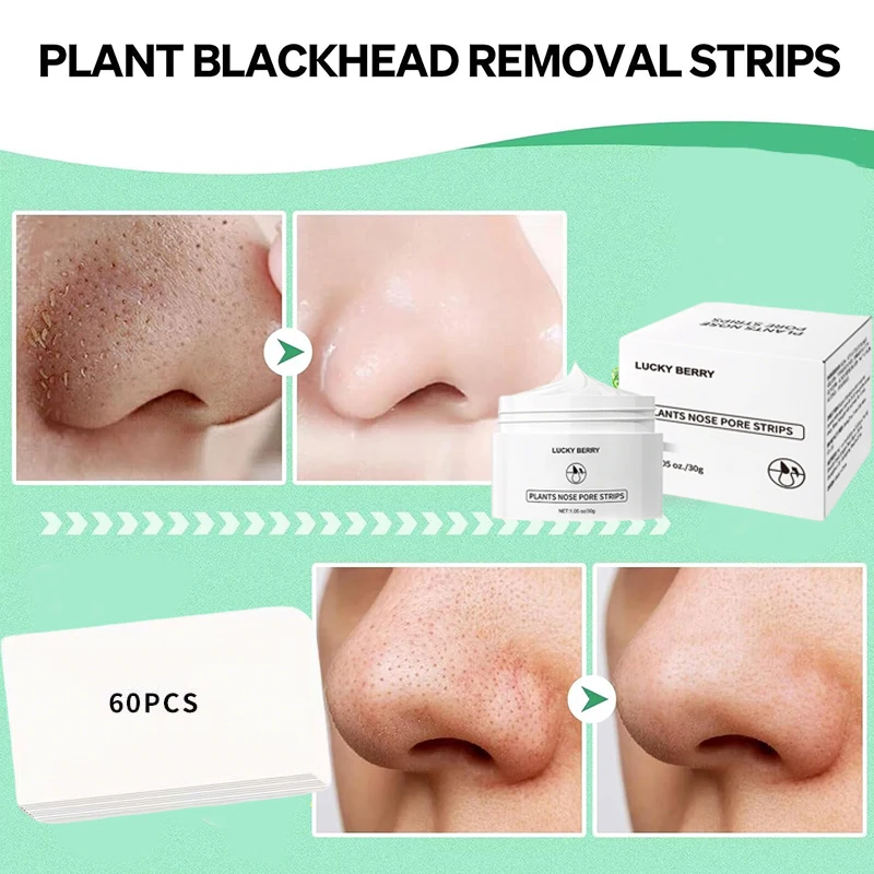 2 items Nose Blackhead Remove Mask Pore Strip Peeling Mask Deep Cleansing Black Dot Remover Acne Patch Skin Care Peel Mask