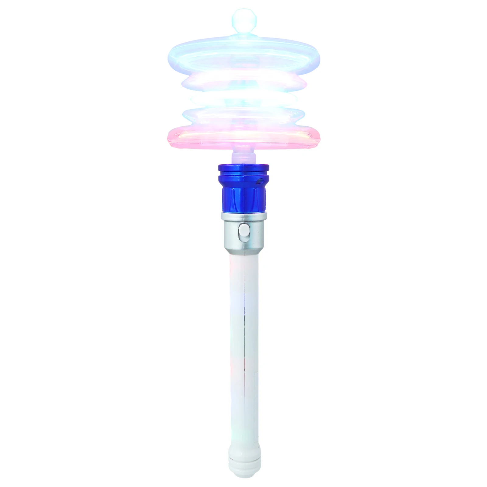 

Light up for Kids Snow Wand Dress-up Heart Fairy Wands Cosplay Colorful Snowflake Decorative