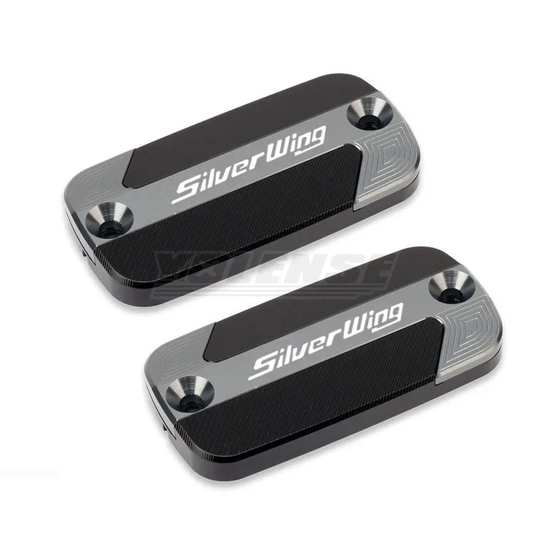 

Motorcycles Accessories CNC Front Brake Reservoir Fluid Tank Cover Oil Cup Cap For Silverwing FCS 600 400 2001-2014