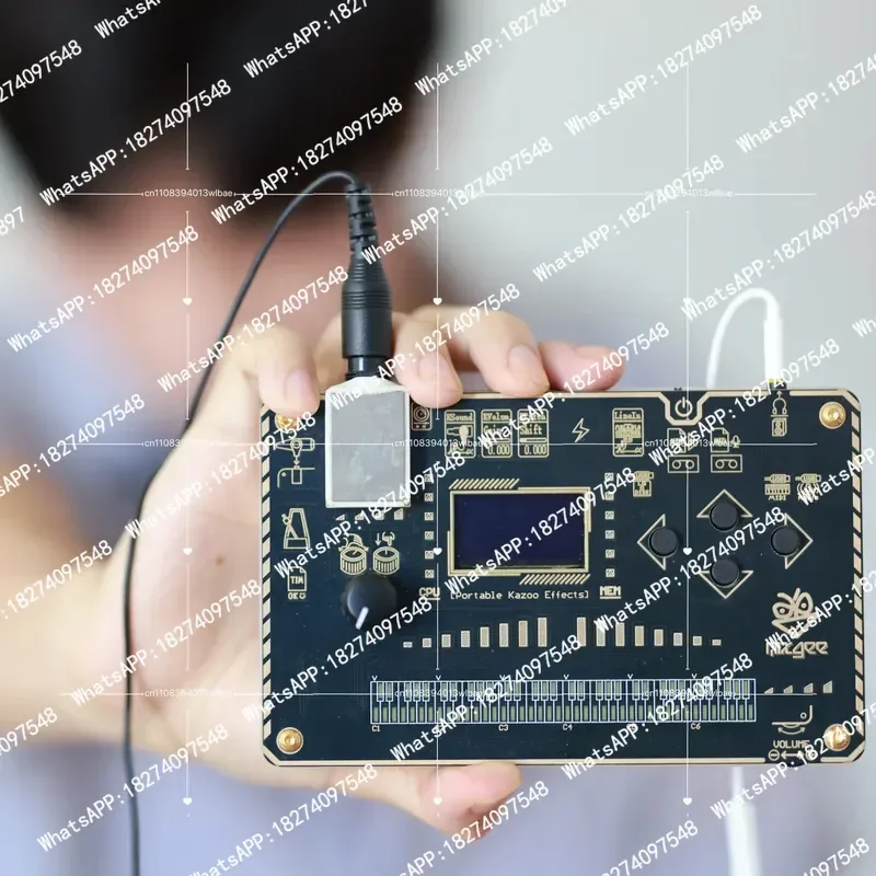Электронный карточный синтезатор Zudi Effect Device: не требует обучения музыкальным инструментам, универсальный электронный инструмент.
