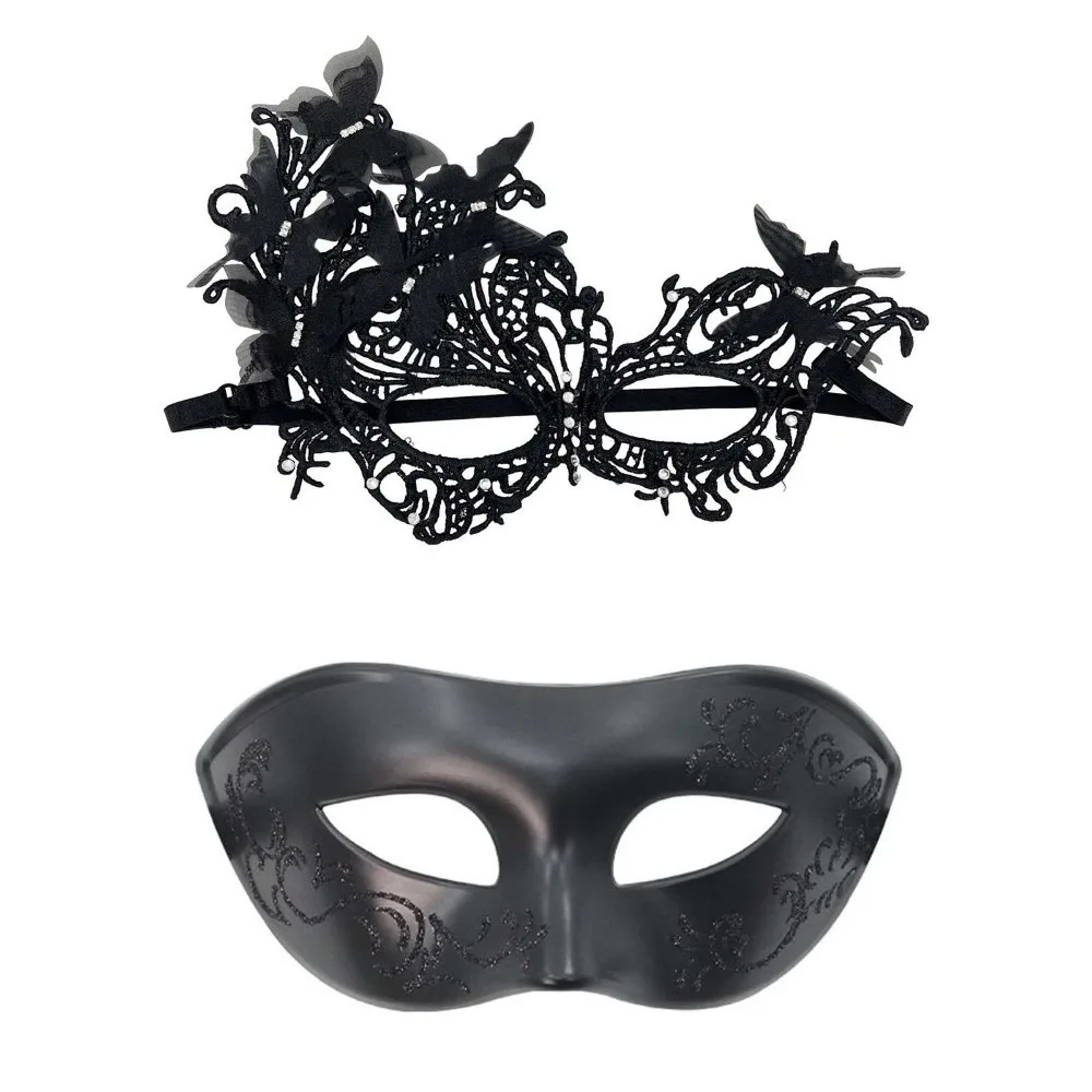 Elegant Multicolor Half-Face Lace Mask Cosplay rhinestone Butterfly Mask Fancy Prom Masquerade Masquerade Mask Venetian Party