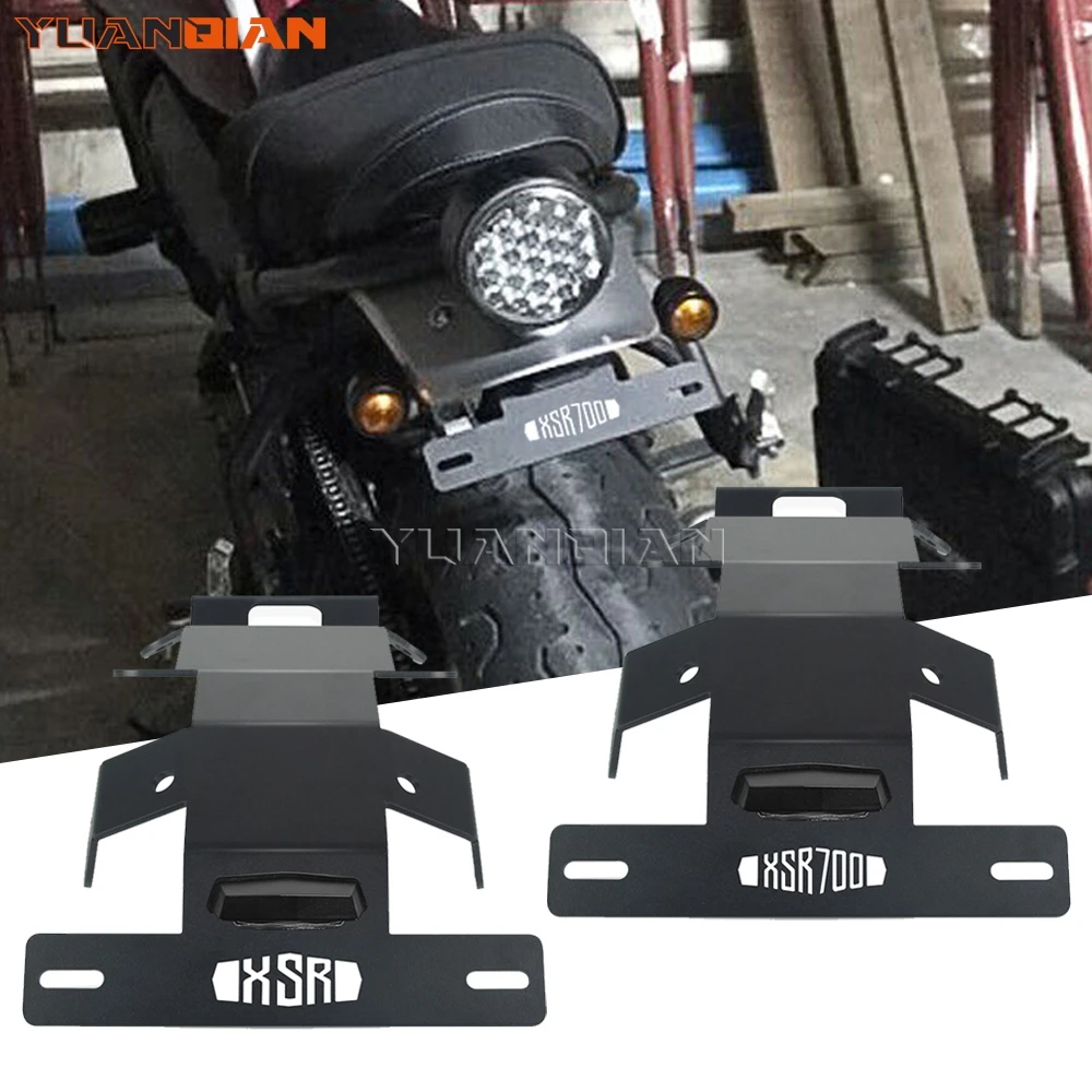 

For YAMAHA XSR700 XSR 700 2015 2016 2017 2018 2019 2020 2021 2022 2023 2024 2025 Rear Tail Tidy Kit License Plate Holder Bracket