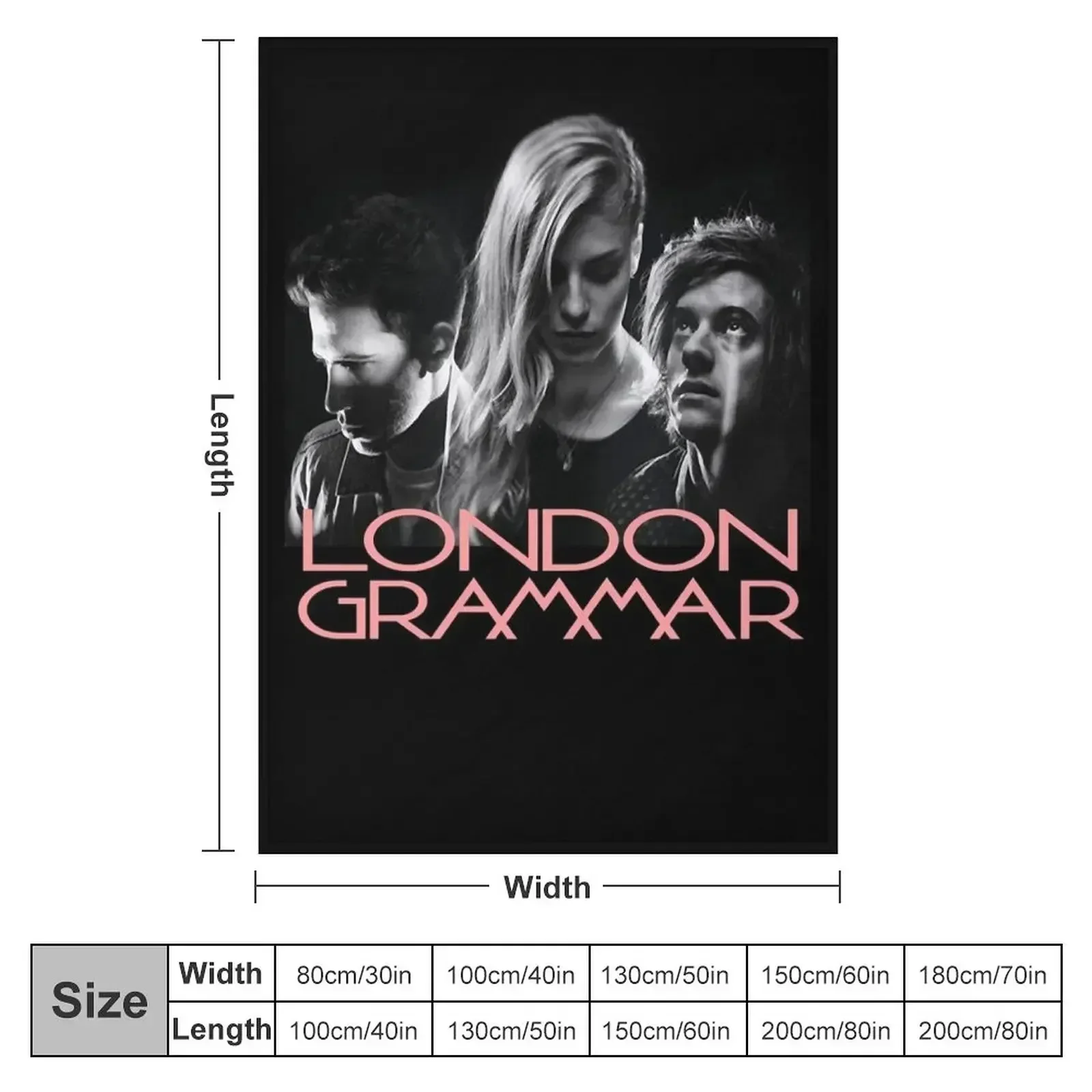 Londons Grammars Tee Band Logo Singers Throw Blanket christmas decoration Giant Sofa Blankets