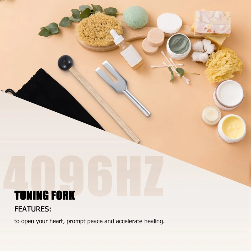 ABYC High-Frequency Energy Tuning Fork 4096HZ C4096 Aluminum Alloy Tuning Fork Healing for Sound Vibration Tool