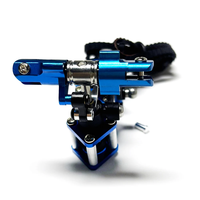 Promotion DIY RC 450 V2 V3 SPORT Blue Tail Rotor Set Fits Align Trex 450 Helicopter