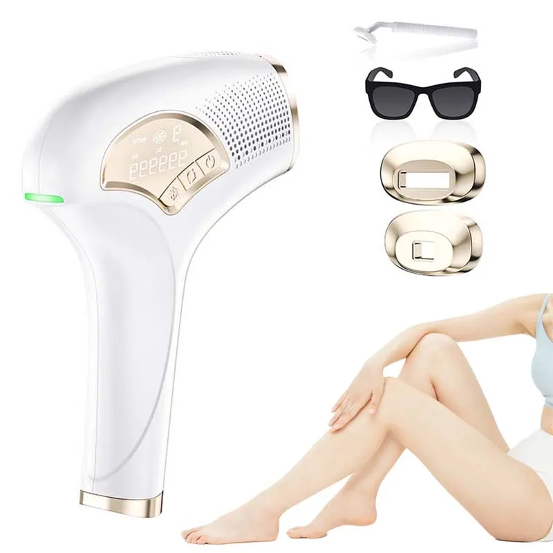 Home Use Flashes IPL Hair Removal 999999 with Epilator LED Permanent Screen Removal Hair Instrument
