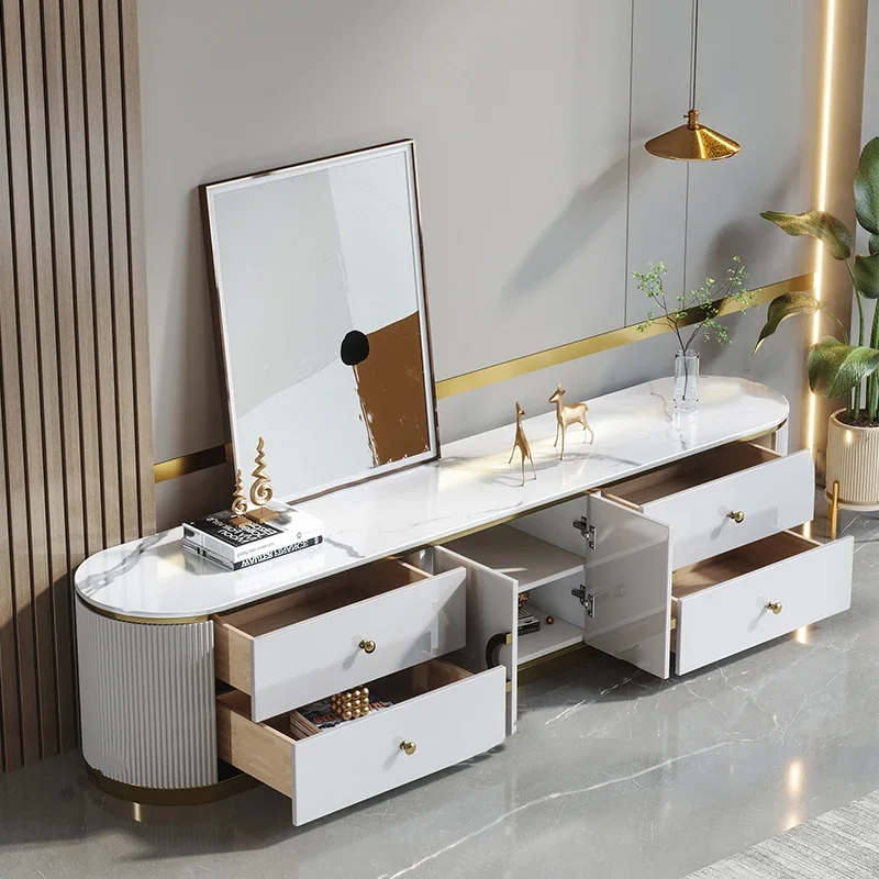 Modern Style Salon Mueble Tv Table Television Living Room Console Table Led Tv Cabinet Armoires De Classement Home Furniture