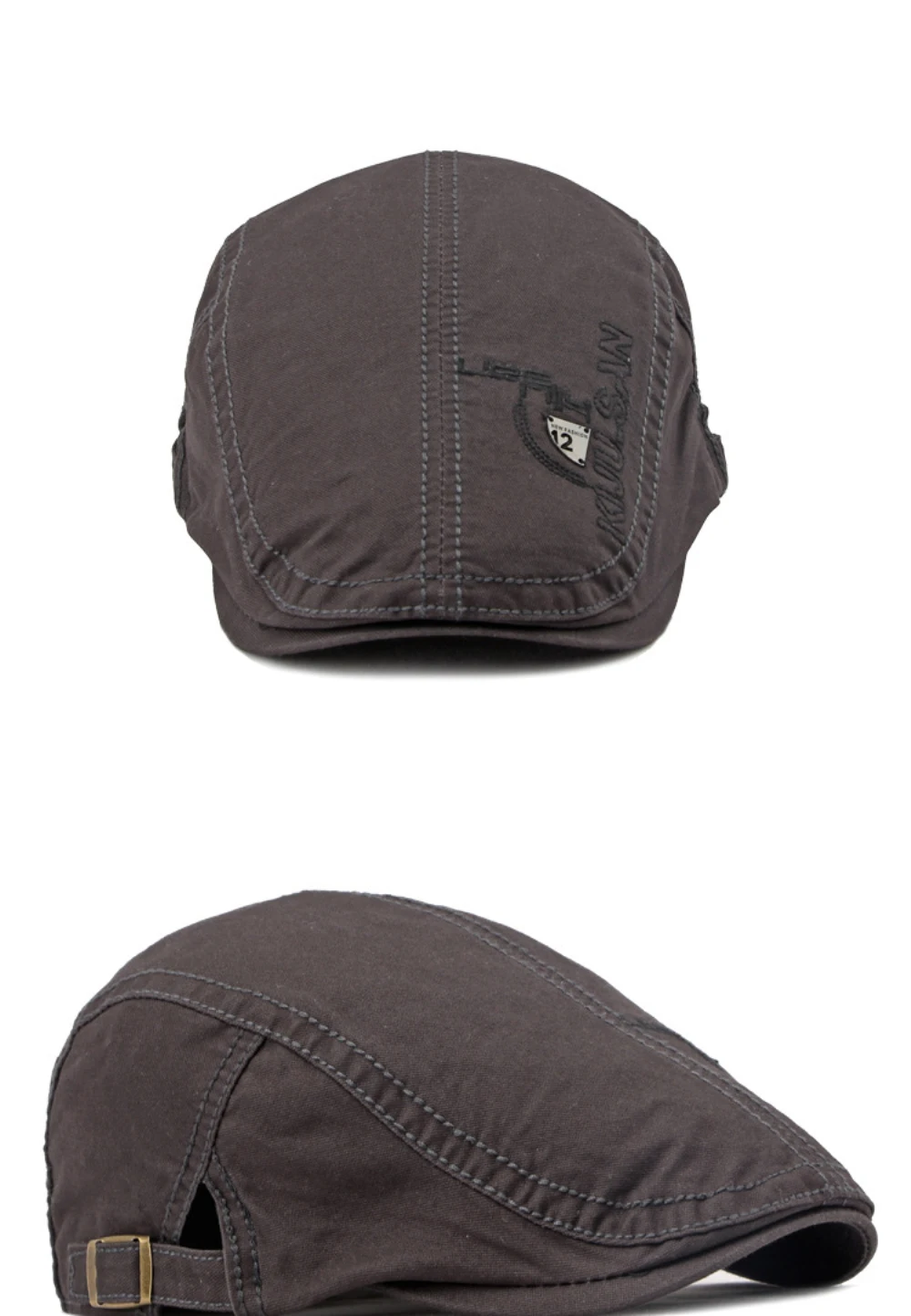 HT4636 Baskenmützen 100% Baumwolle Frühling Sommer Mütze für Herren Damen Künstler Maler Baskenmütze Herren Damen Ivy Flat Cap Verstellbare Baskenmütze – Detail 5