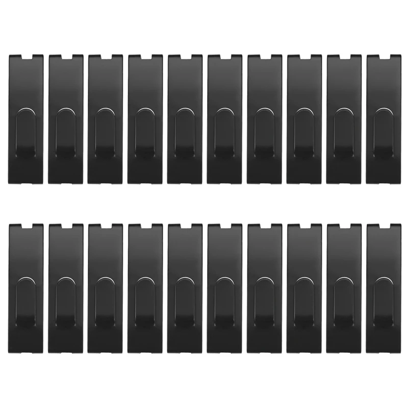 

BEDW-20Pcs Grid Hooks For Wall, Grid Wall Picture Hooks Gridwall Hooks Hangers Display Panels Slat Wall Notchgrid Hook