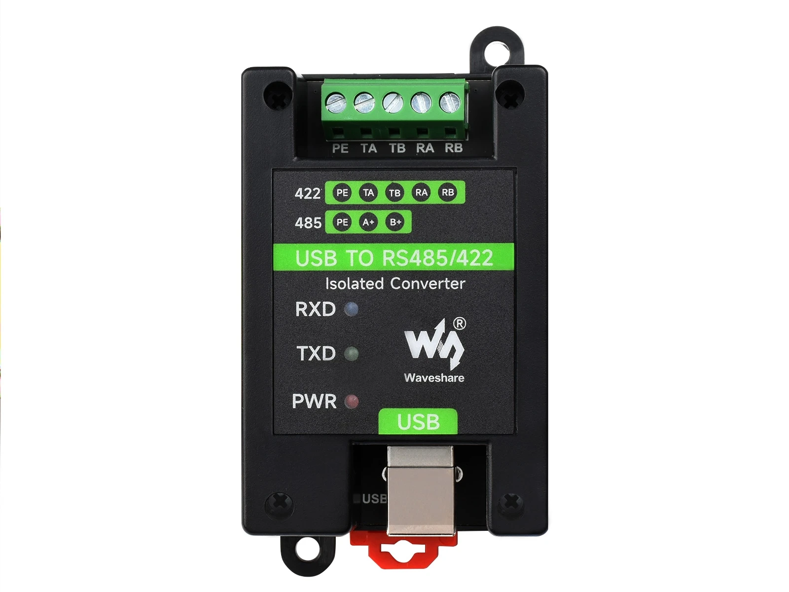 Waveshare USB do RS485/422 Przemysłowy izolowany konwerter, wbudowany oryginalny FT232RL i SP485EEN, wielokrotne zabezpieczenie — zdjęcie produktu 3