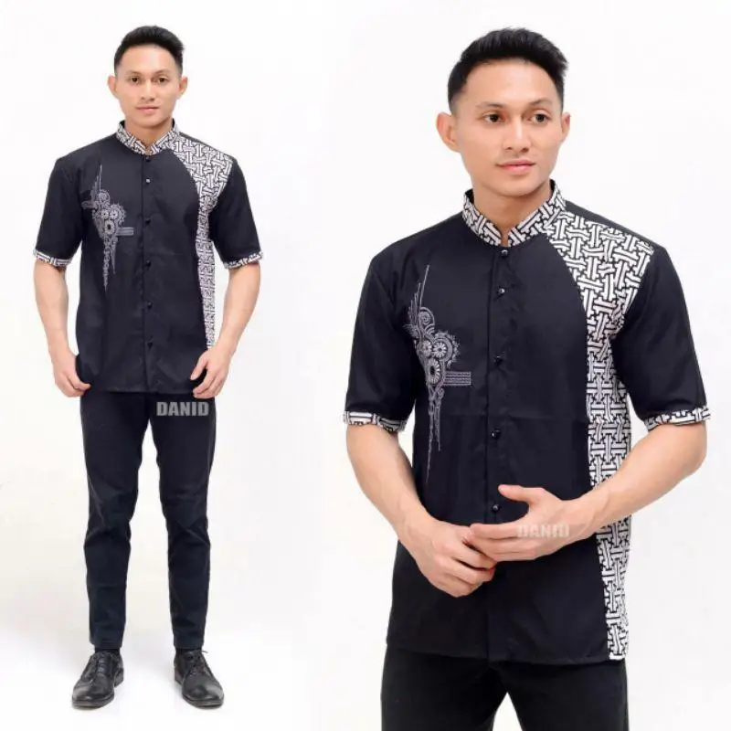 Autumn Luxury Henley Shirts Flower 3D Print Men Fashion Vintage Floral Stand Collar Short Sleeve Shirt Tops Blouse Man Clothing