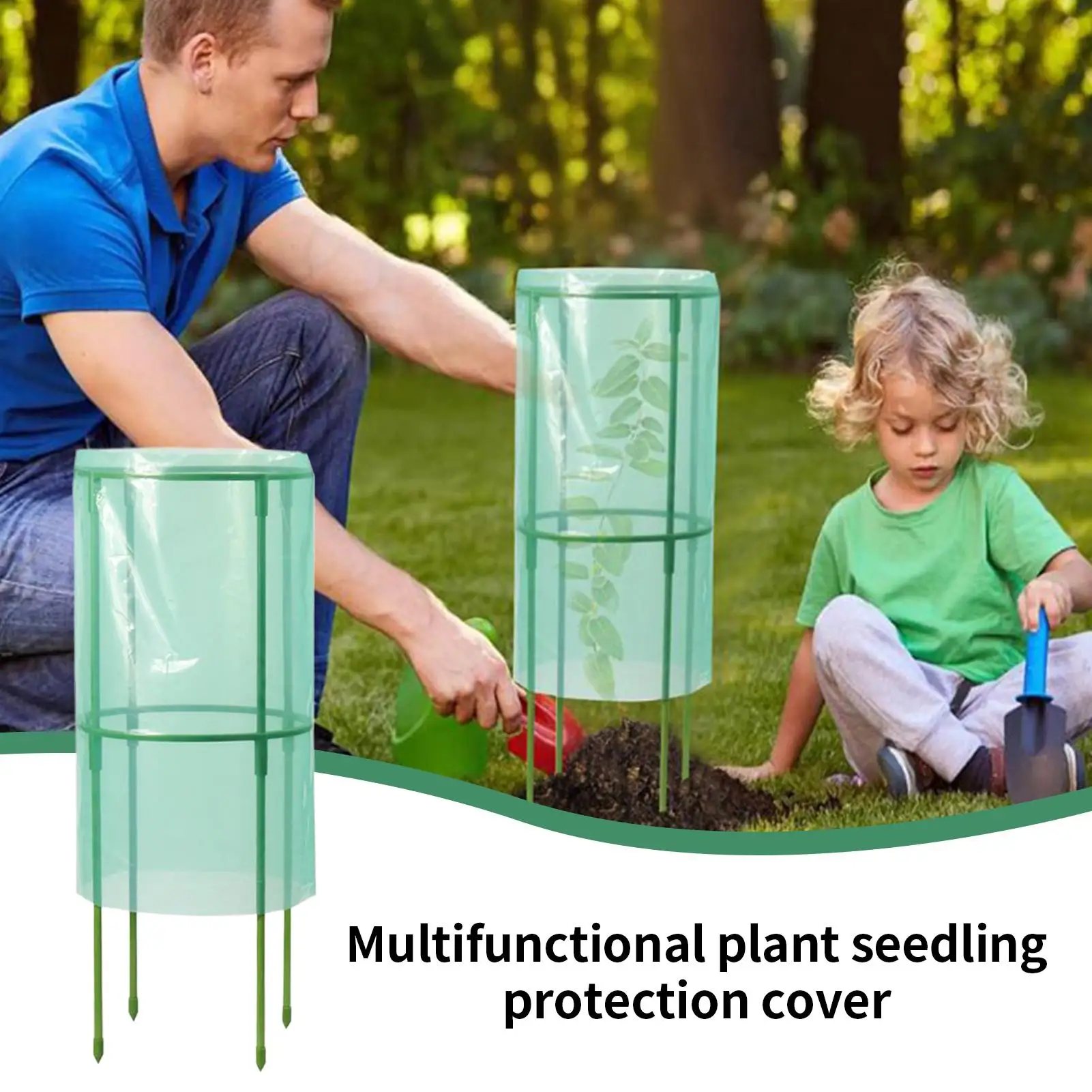 

Garden Cloches Plants Cages Garden Cloches For Seedling 4 Pieces Frost Protection Reusable Animals Guard Cage For Blueberry