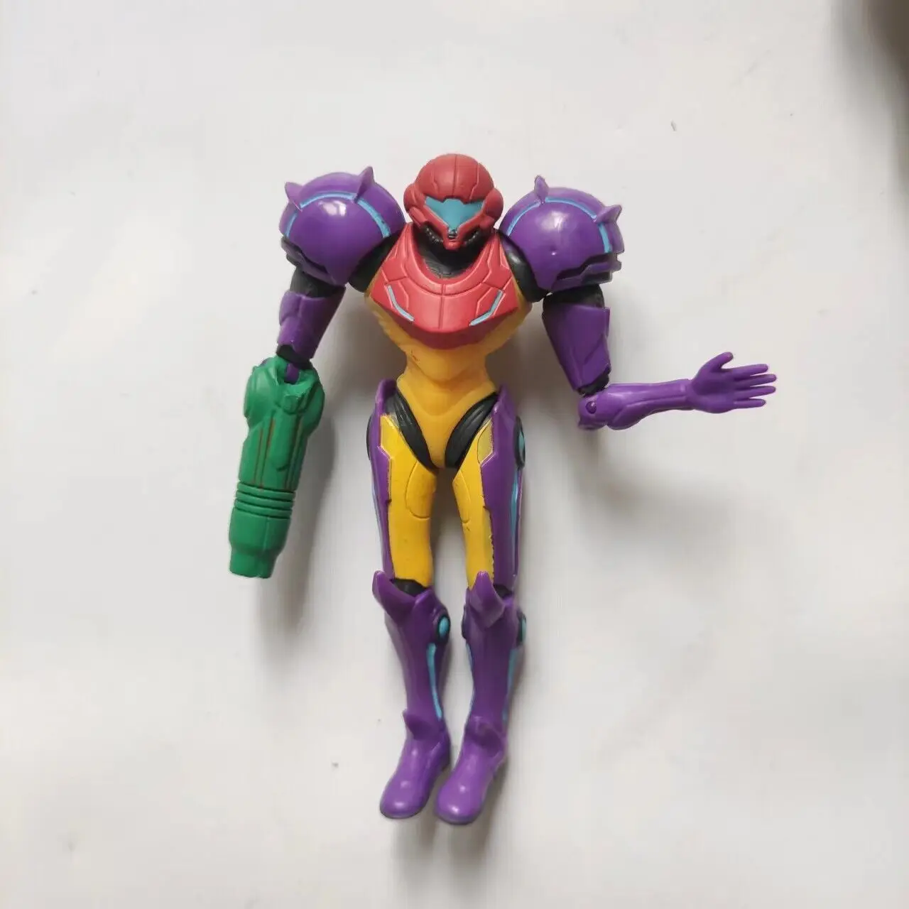 Metroid Samus Gold Metroid Phazon Suit Samus Toy Game Kids Doll Action Figure Gift TV Movie Model Present Loose No Box