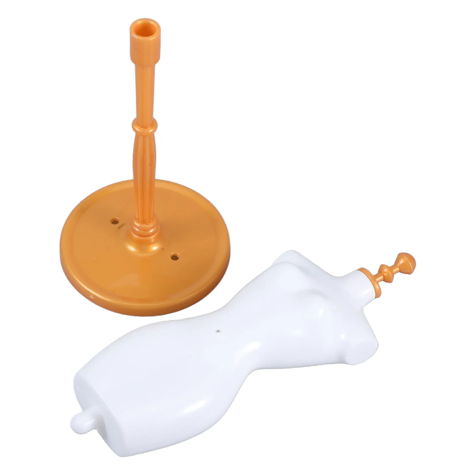 Plastic Female Body Stand Realistic Half Body Display Dress Form Sewing Clothes Display Sewing Female