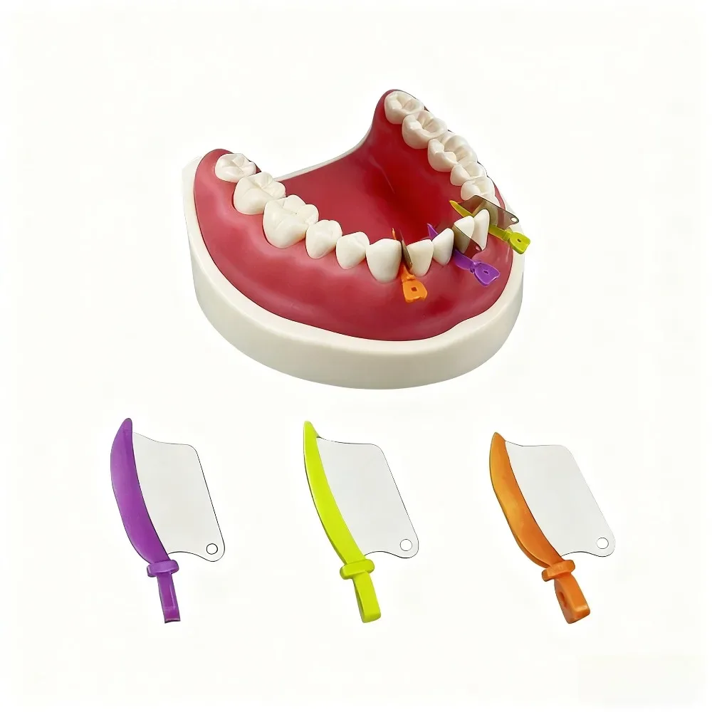 

Стоматологические клинообразные лезвия можно использовать для защиты отседних зубов высокой температуры и высокого давления. Инструменты для стоматологической лаборатории.