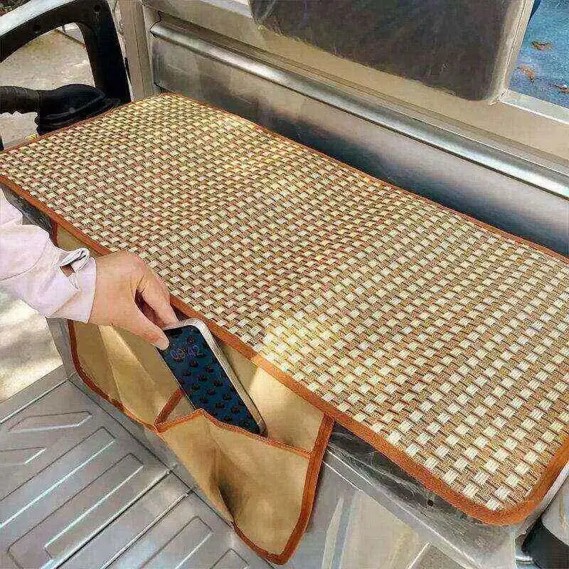 

Summer Tricycle Special Use Vine Rattan Ice Silk Cooling Pad Butt Protection Heat Resistant Four Seasons Universal S...