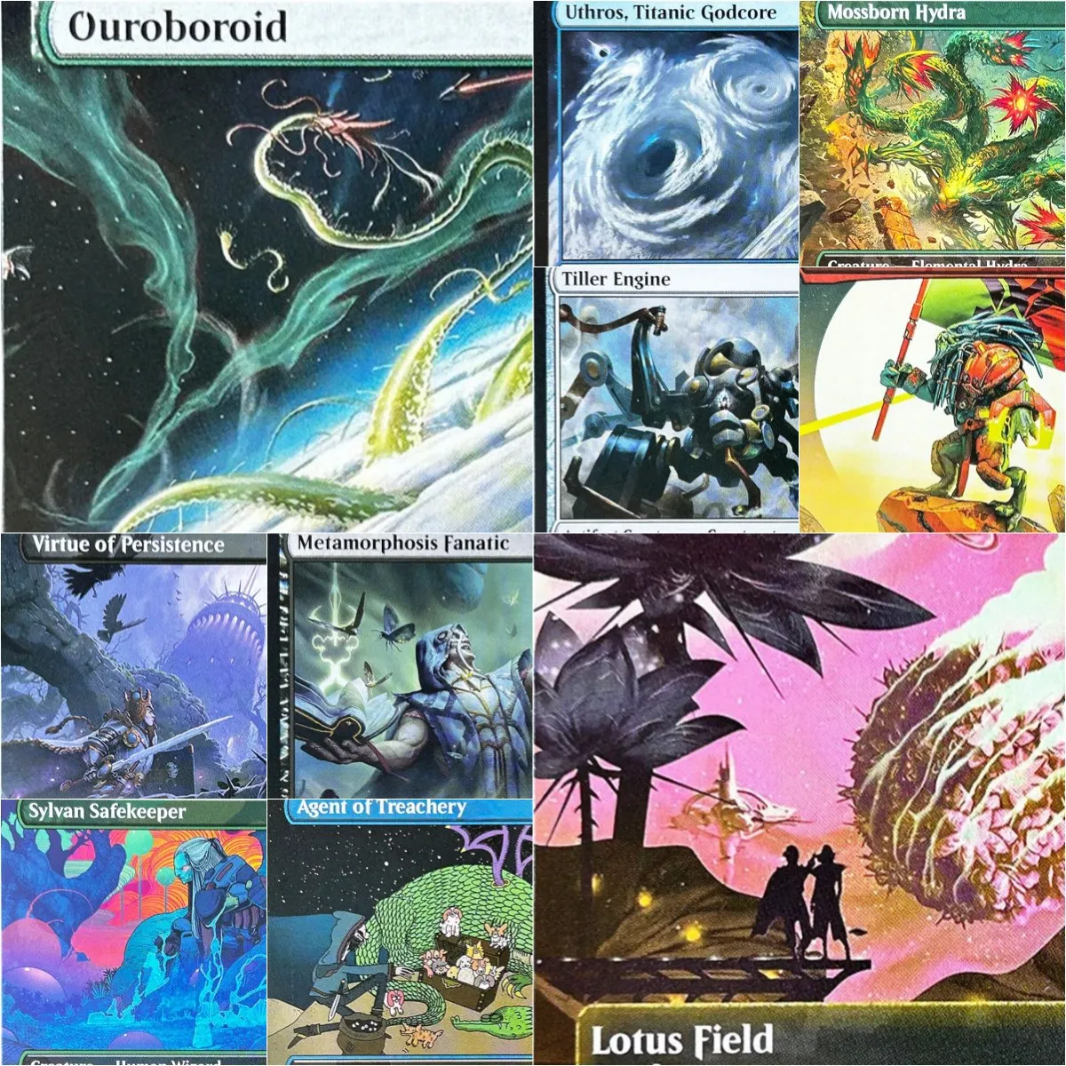 

Holo(Tiller Engine/Heirloom Blade)EOE/SLD Magical Proxy Cards Game High Quality Proxy Gathering Board Playing Game Trading Cards