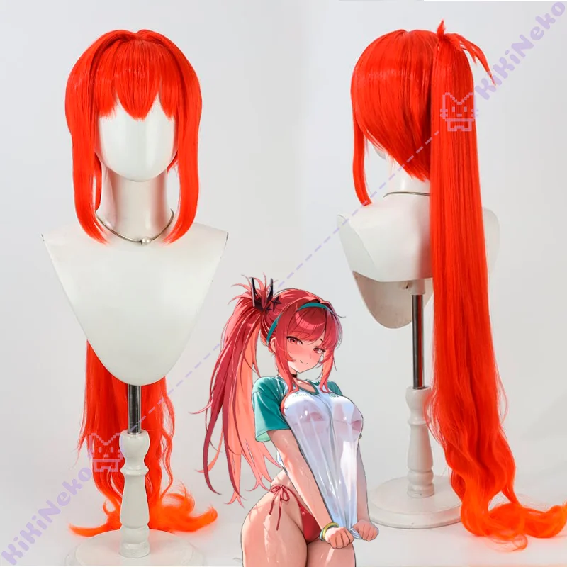 

Игра Nikke Goddess Of Victory Rapi Косплей Парик Rapi Red Hood Косплей Парик Красный вкус наряд Длинные волосы из конского хвоста Реквизит для Хэллоуина