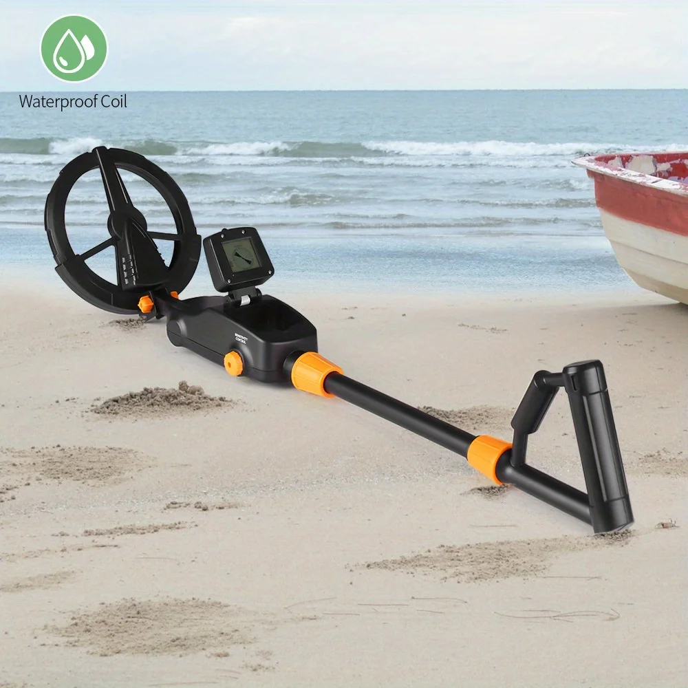 MD-1008A Underground Metal Detector Gold Finder Hunter with Sound Light Alarm for Outdoor Ground Search Treasure Hunting