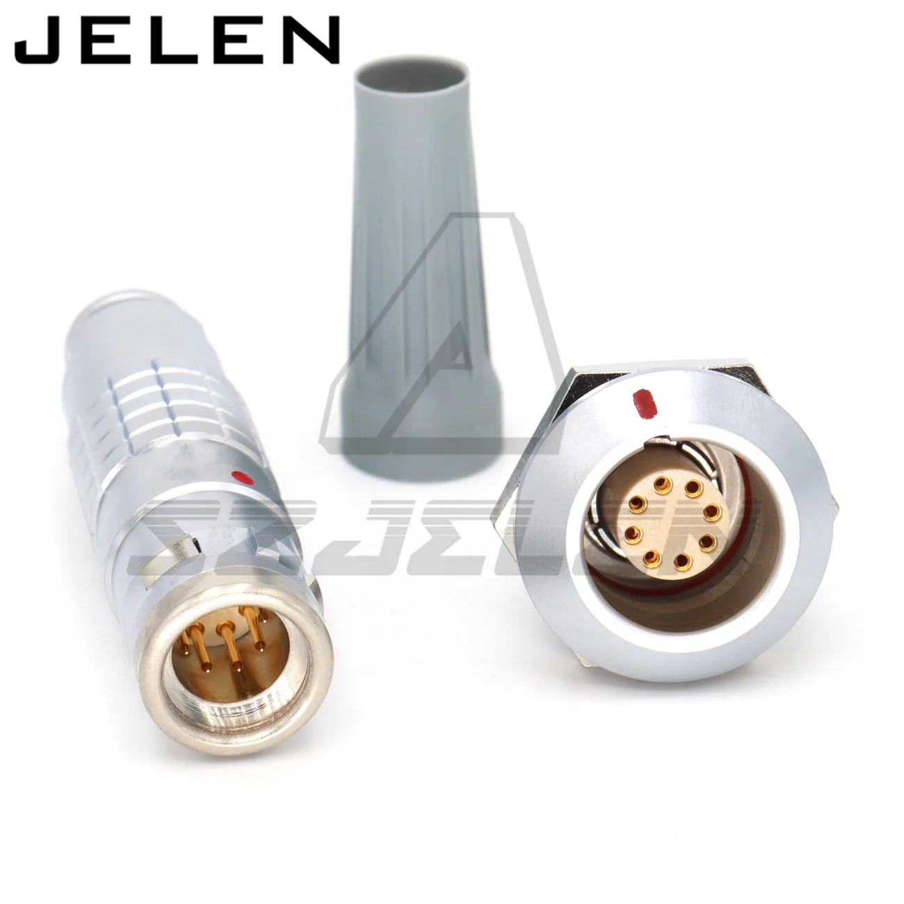 FGG EGG EEG 2K 308 8Pin Waterproof connector, Metal circular panel installation connector, electronic instrument equipment plug