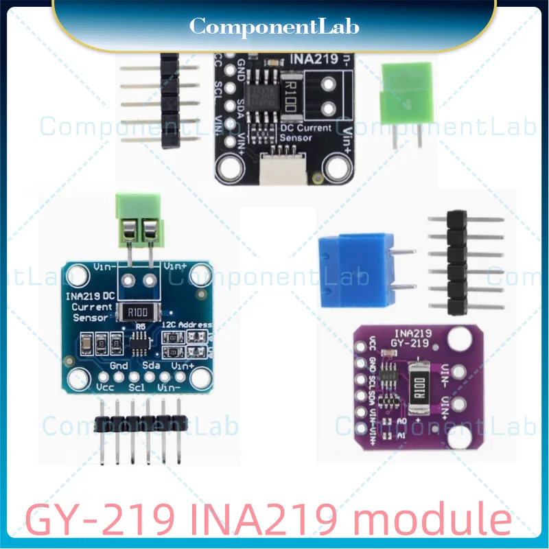 5-15pcs MCU-219 INA219 I2C interface zero drift bidirectional current/power monitoring sensor module