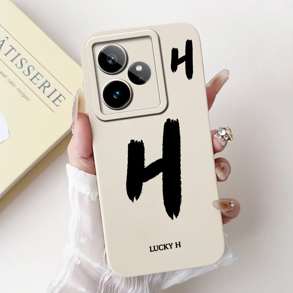 ل Realme GT7 5G حافظة RMX5061 لطيف محظوظ رسائل غطاء لينة بولي TPU ماتي جراب هاتف ل Realme GT 7 Pro GT7 T 7T GT7T Fundas Coque