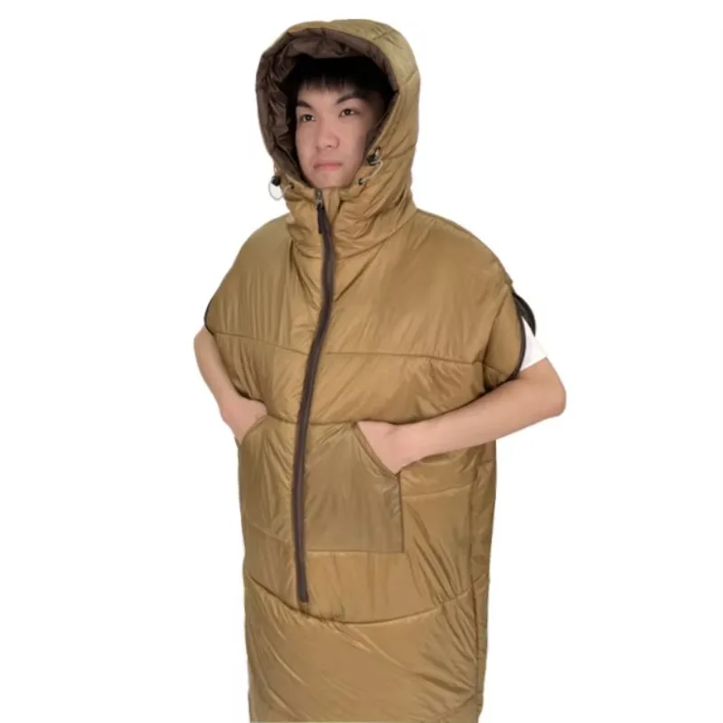 Waterproof All Season Human Shape Wearable Sleeping Bag for Outdoor Camping