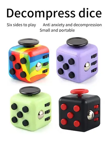 Antistress Fidget Compression Sensory New Novelty Magic Dice Toys for Children Adults Stress Relief Fidget Decompression toy