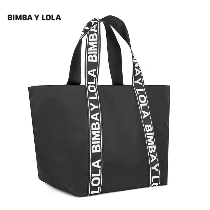 2024 Classic Bimba Y Lola Women Tote Bag Fashion Nylon Shoulder Bag wide Capacity Shopping Bag