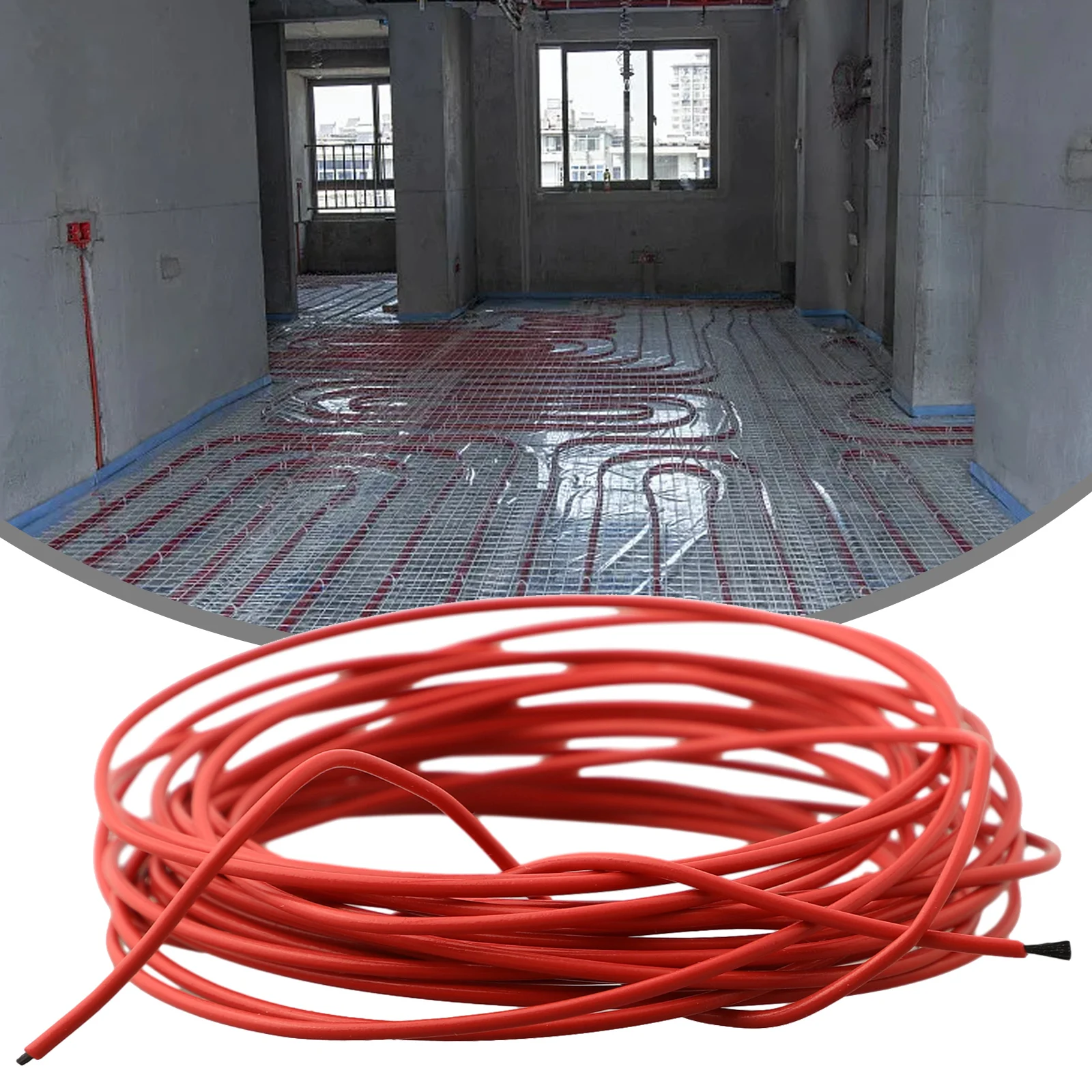 

Carbon Fiber Heating Wire 5M 6K 220V Fast Heat Conduction Frost Warm Heat Wire Suitable for Various Applications
