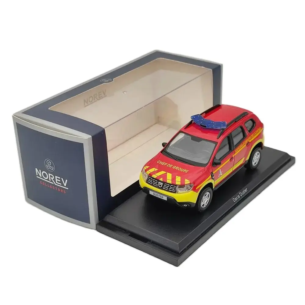 

1/43 Norev For Dacia Duster 2020 "Pompiers - Chef de Groupe" Diecast Models Car Collection Christmas Gift Red