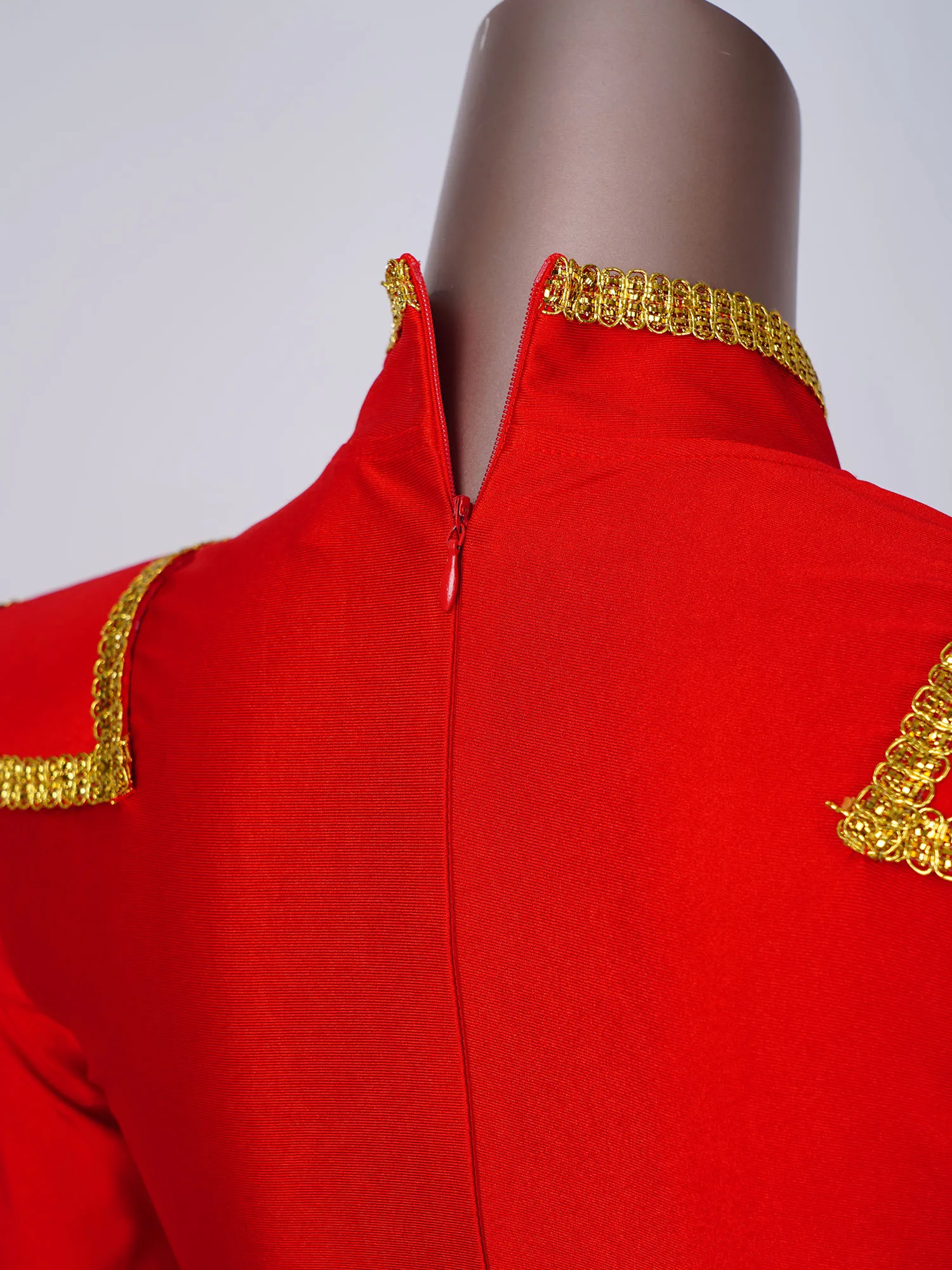 Zirkusdirektor-Cosplay-Kostüm für Damen, langärmelig, glänzende Pailletten, Quasten-Body, Karneval, Party, Rollenspiel, Overall, Clubwear – Detail 31