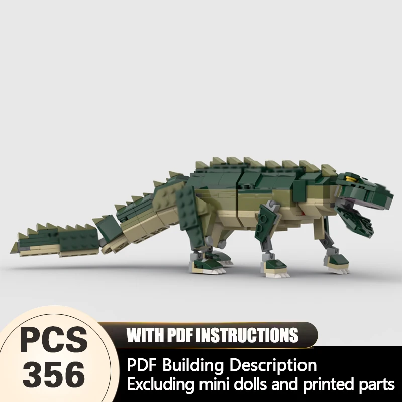 

Creators Animal Series Model MOC Building Bricks Dirosuchus Maximus Modular Technology Gifts Holiday Assemble Children Toys Suit
